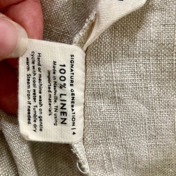 Elizabeth Suzann Clyde Workpants in Flax Midweight Linen, Size 1X - Picture 10 of 16